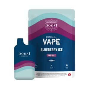 Boost Disposable THC Vape – Blueberry Ice 3g