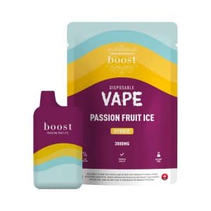 Boost Disposable THC Vape – Passion Fruit Ice 3g
