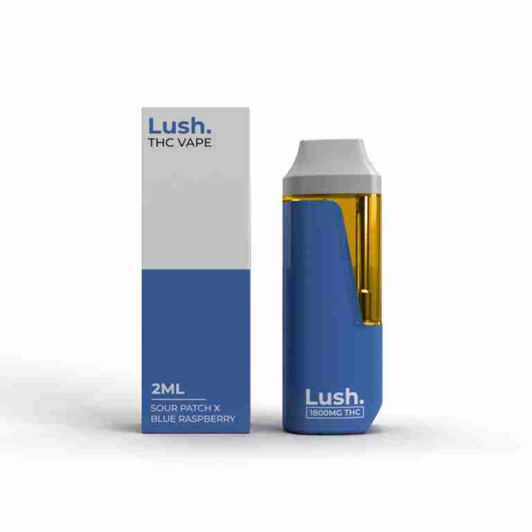LUSH 2ML Disposable Vape – Sour Patch X Blue Raspberry (Hybrid)
