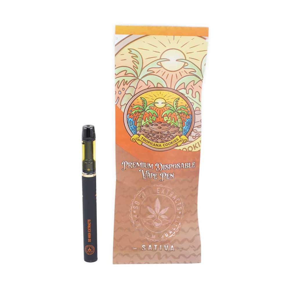 So High Extracts Tropicana Cookies Pen 1ml THC Premium Disposable Vape Pen