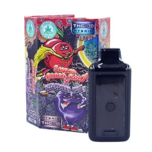 Dual Chamber Pen – Super Peach Rings + Blueberry Yum (4 Grams + 4 Grams)