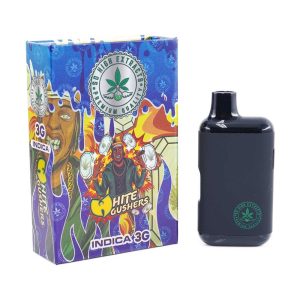 So High Extracts White Gushers Vape 3ml THC Premium Rechargeable Disposable Vape