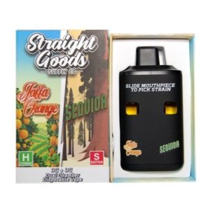 Straight Goods Dual Chamber Vape Jaffa Orange Sequoia 6 Gram Rechargeable Disposable Vape