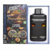 Straight Goods Dieselcello Vape with Blueberry Peach 6 Gram Dual Chamber Rechargeable Disposable Vape
