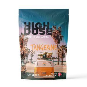 High Dose – Tangerine THC Gummies (1500mg)
