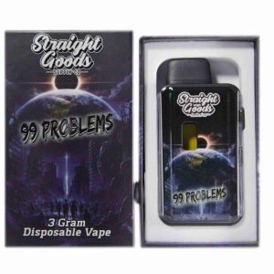 Straight Goods Supply Co 99 Problems Disposable Vape 3 Gram Sativa Dominant Hybrid Europe