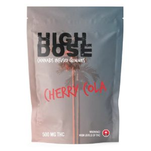 High Dose – Cherry Cola THC Gummies (500mg)