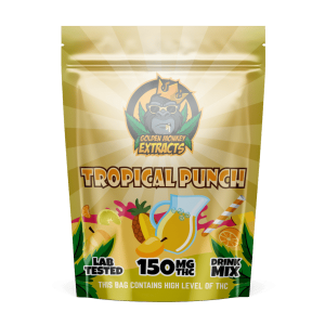 Golden Monkey Extracts THC Drink Mix – Tropical Punch (150mg)