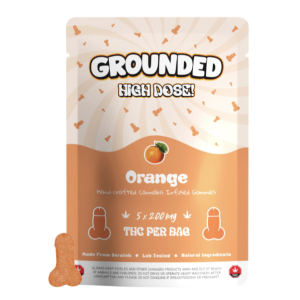 Grounded High Dose Cocks – Orange 1000mg Gummies