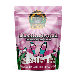 Golden Monkey Extracts – Bubblicious Cola – 240mg