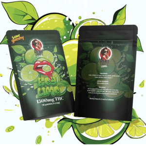 Mama Anne’s Edibles – Key Lime Gummy – 1500mg THC