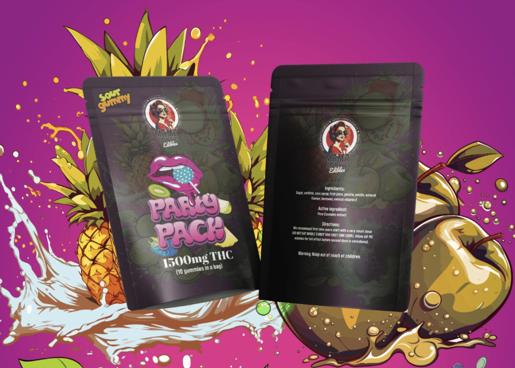 Mama Anne’s Edibles – Party Pack Gummy – 1500mg THC