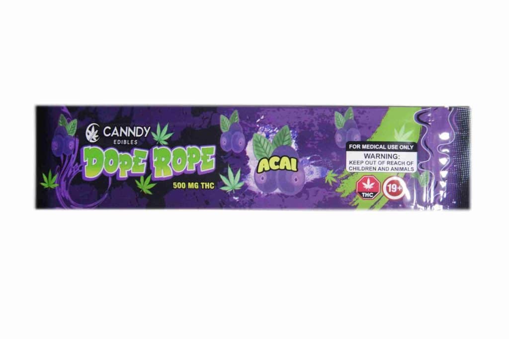 Canndy Edibles – (500mg THC) Dope Rope Acai
