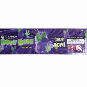 Canndy Edibles – (500mg THC) Dope Rope Sour Acai